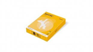 Barevný papír A4 Maestro Color IG50 - intenzivní žlutá, 160 g, 250 listů