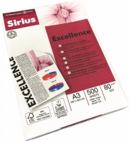 Xerografický papír A3 Sirius Excellence - 80 g, 500 listů - DOPRODEJ