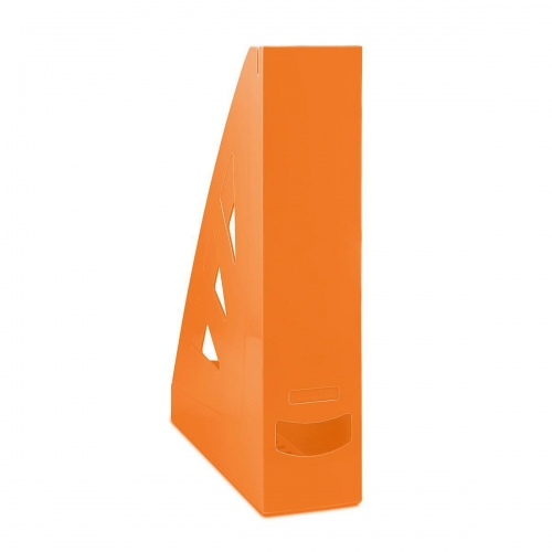 Stojan na katalogy Office Products - A4, plastový, 310x240x70 mm, oranžový