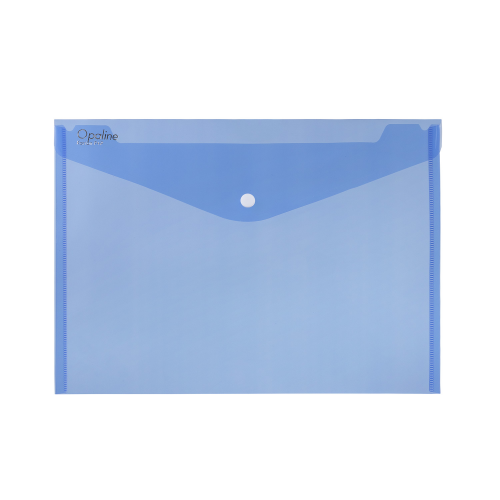 Spisové desky s drukem A5 - plastové, transparentní, modré