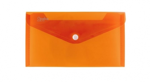 Spisové desky s drukem DL - plastové, transparentní, oranžové