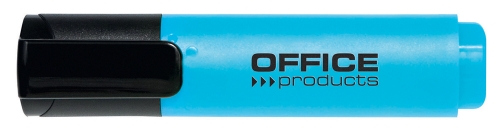 Zvýrazňovač Office Products - klínový hrot, 1-5 mm, modrý