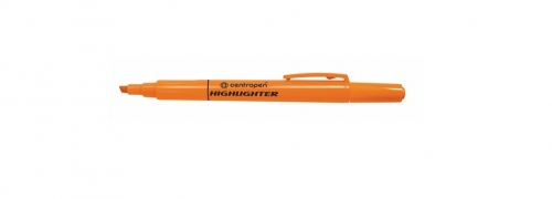 Zvýrazňovač Centropen Highlighter 8722 - klínový hrot, 1-4 mm, oranžový