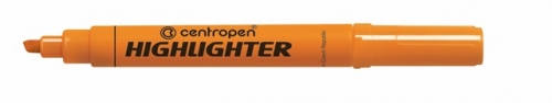 Zvýrazňovač Centropen Highlighter 8552 - klínový hrot, 1-4,6 mm, oranžový