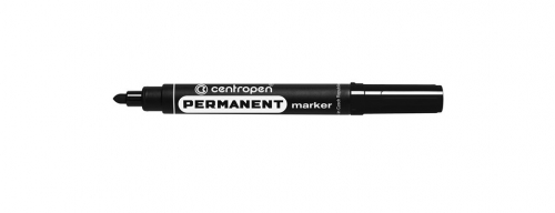 Permanentní popisovač Centropen 8566 - 2,5 mm, černý