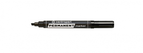 Permanentní popisovač Centropen 8576 - klínový hrot, 1-4,6 mm, černý