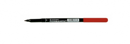 Permanentní popisovač Centropen 2536 - 1 mm, červený