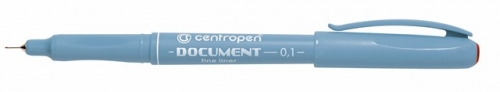 Dokumentní liner Centropen Document 2631 - 0,1 mm, červený