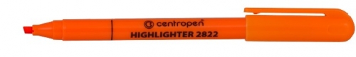 Zvýrazňovač Centropen 2822 - klínový hrot, 1-3 mm, oranžový