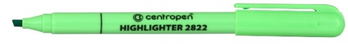 Zvýrazňovač Centropen 2822 - klínový hrot, 1-3 mm, zelený