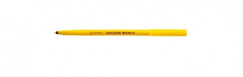 Barevný popisovač Centropen Colour World 7550 - 1 mm, žlutý