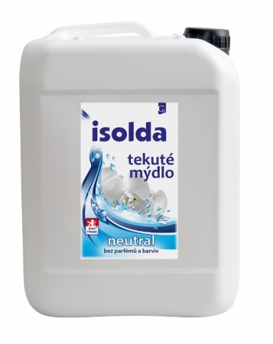Tekuté mýdlo Isolda NEUTRAL - neparfemované, bílé, 5 l