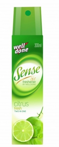 Osvěžovač vzduchu Well Done Sense - sprej, citrus, 300 ml