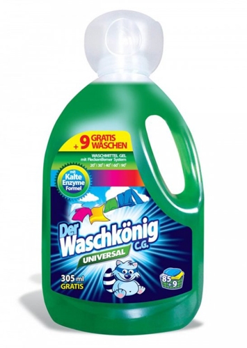 Prací gel Waschkönig Universal - bílé prádlo, 110 dávek
