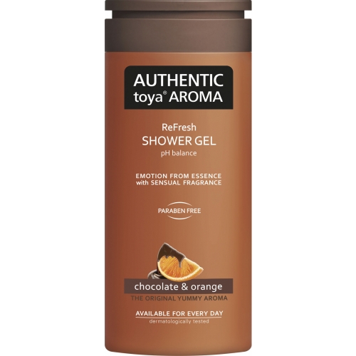 Sprchový gel Authentic Toya Aroma - chocolate & orange, 400 ml