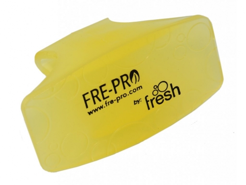 Gelová vonná závěska na WC FrePro Bowl Clip - žlutá, citrus