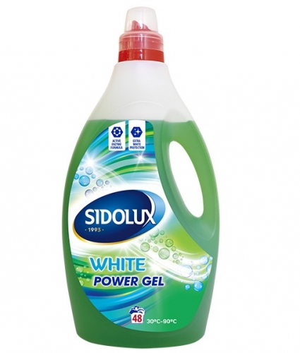 Prací gel Sidolux White - bílé prádlo, 48 dávek