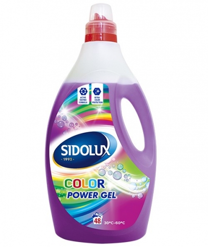 Prací gel Sidolux Color - barevné prádlo, 48 dávek