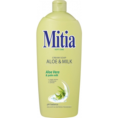 Tekuté mýdlo Mitia - aloe & milk, 1 l