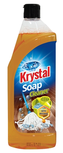Mýdlový čistič na podlahy Krystal - se včelím voskem, 750 ml