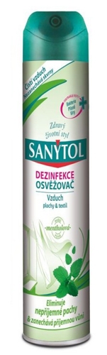 Dezinfekční osvěžovač Sanytol - mátová vůně, 300 ml