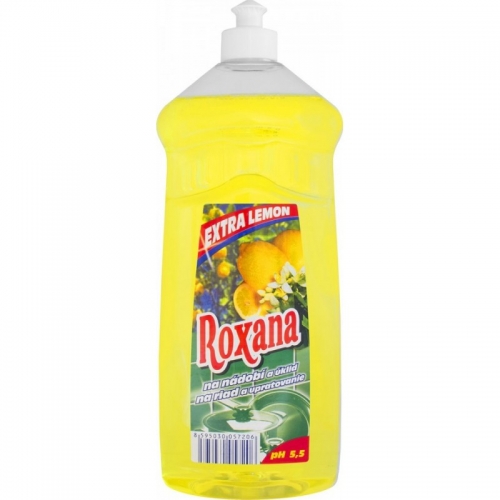 Mycí a čistící prostředek na nádobí a podlahy Roxana - citron, 1 l