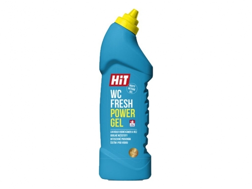 Čistící a dezinfekční prostředek na WC Hit Power gel - fresh, 750 g