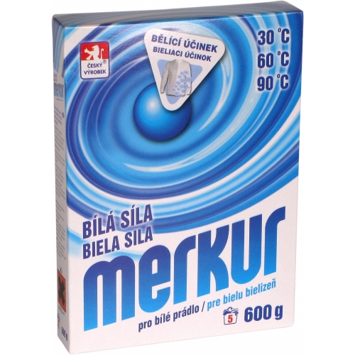 Prací prášek Merkur - bílé prádlo, 600 g