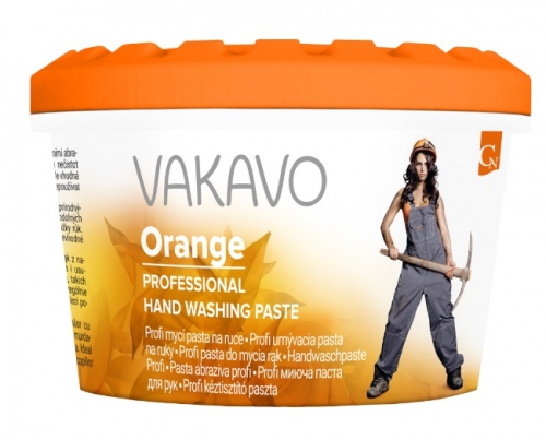 Mycí pasta na ruce Vakavo Orange - 500 g
