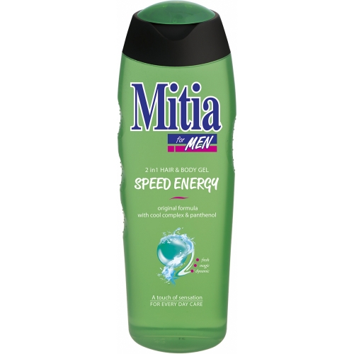 Sprchový gel Mitia for Men 2v1- speed energy, 400 ml