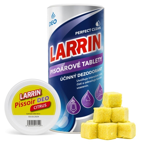 Tablety do pisoáru Larrin - citrus, 35 ks, 900 g