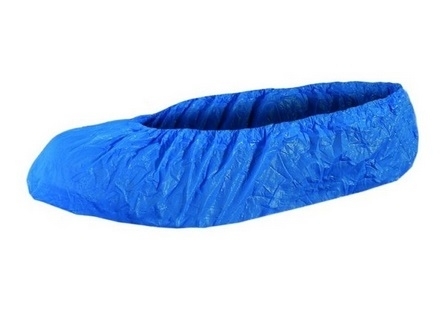 Ochranný návlek na obuv 36 cm - jednorázový, modrý, 100 ks