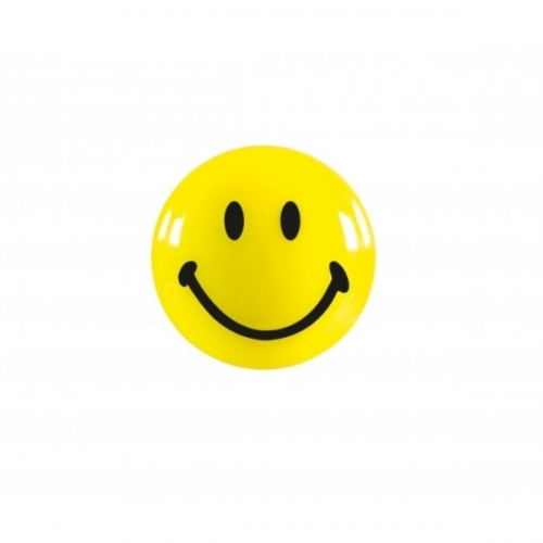 Plastové magnety Magnetoplan Smile - průměr 20 mm, žluté, 8 ks