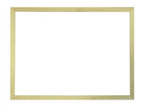 Bílá tabule v dřevěném rámu Victoria - 30x40 cm, lakovaný povrch, nemagnetická