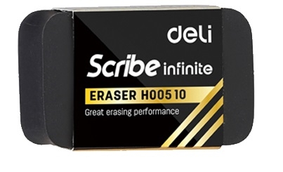 Pryž Deli Scribe Infinite EH00510 - 35x21x10 mm, černá