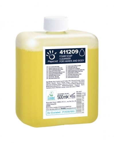 Antibakteriální pěnové mýdlo Papernet 411209 - 500 ml