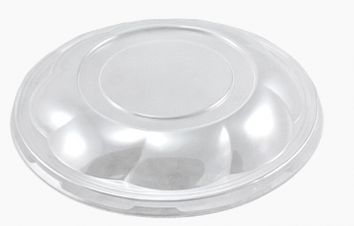 Kulaté víčko na misku na salát 1000 ml - plastové, transparentní, 50 ks