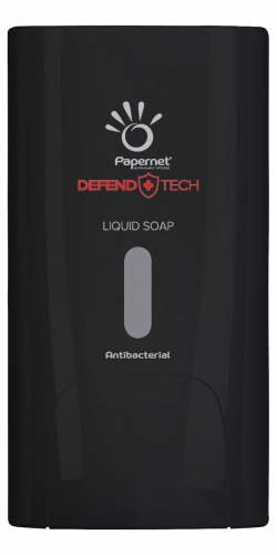 Antibakteriální dávkovač pěnového mýdla Papernet 416150 - plastový, černý, kapacita 800 ml