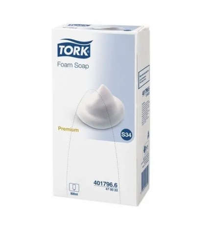 Pěnové mýdlo Tork 470022 - jemná parfemace, 2000 dávek, systém S34, 800 ml