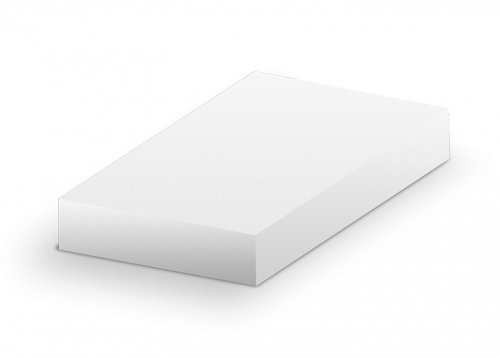 Krabice na chlebíčky - 30x34x6 cm, bílá, 50 ks