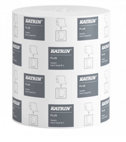Papírový ručník v roli Katrin Systém Plus 460058 - dvouvrstvý, celulóza, systém M2, 6 rolí