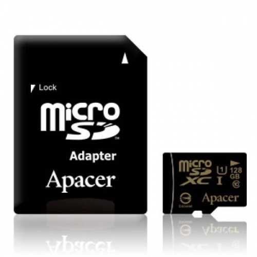 Paměťová karta Apacer - micro SDXC, s adaptérem, UHS-I U1, 64 GB
