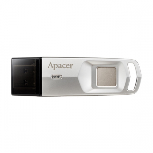 USB Flash disk Apacer AH651 32 GB - 3.1, s otiskem prstu, stříbrný