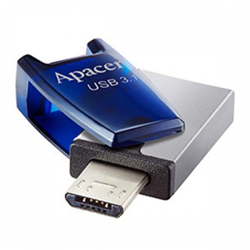 USB Flash disk Apacer AH179 32 GB - 3.1, modro-stříbrný