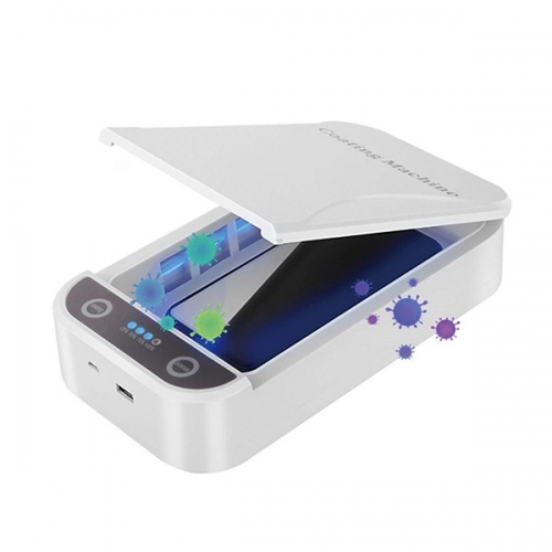 UV sterilizátor Powerton - pro mobilní telefony a šperky, 6,5", 10 W, bílý