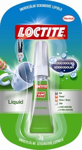 Vteřinové lepidlo Loctite Super Bond Liquid - 3 g