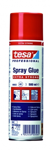 Lepidlo ve spreji Tesa Spray Glue 60022 - extra strong, bezbarvé, 500 ml
