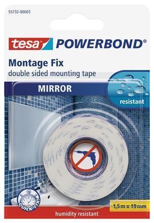 Montážní pěnová páska na zrcadla Tesa Mirror 55732 - oboustranná, 19x1,5 m