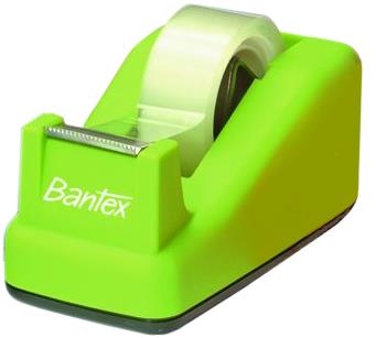 Odvíječ lepící pásky Bantex - 19x33 m, plastový, světle zelený