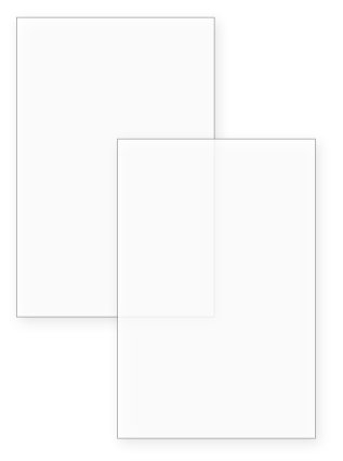 Pauzovací papír A4 - archy, 70-75 g, transparentní, 50 listů